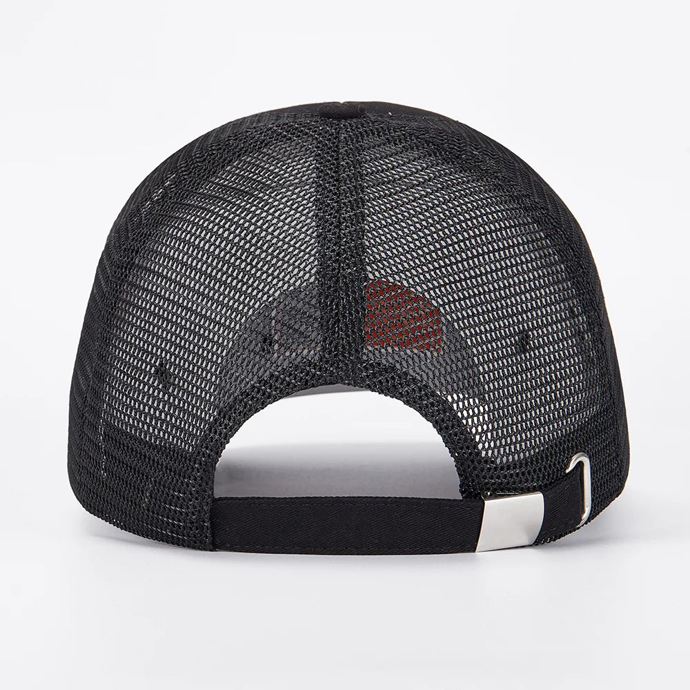 Customizable Long Brim Meshback Trucker Cap CB0003