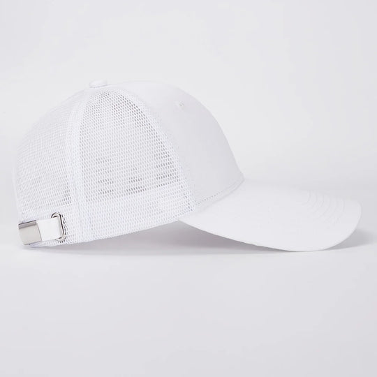 Customizable Long Brim Meshback Trucker Cap CB0003